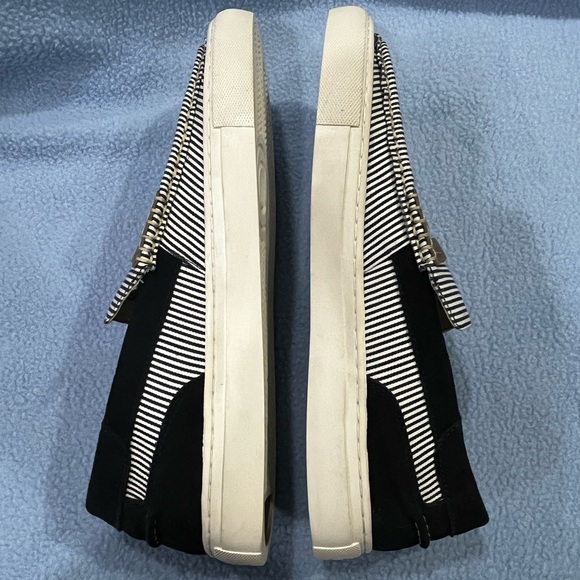 Solewood Men's Penny Loafer, Blue & White Stripes, Size 9M - Picture 5 of 7